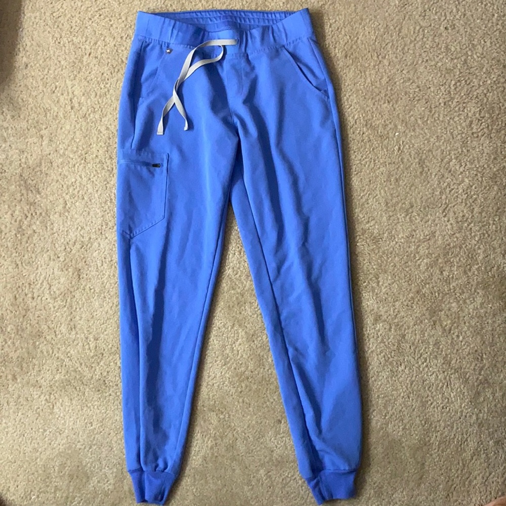 Figs Zamora Joggers in Ceil Blue